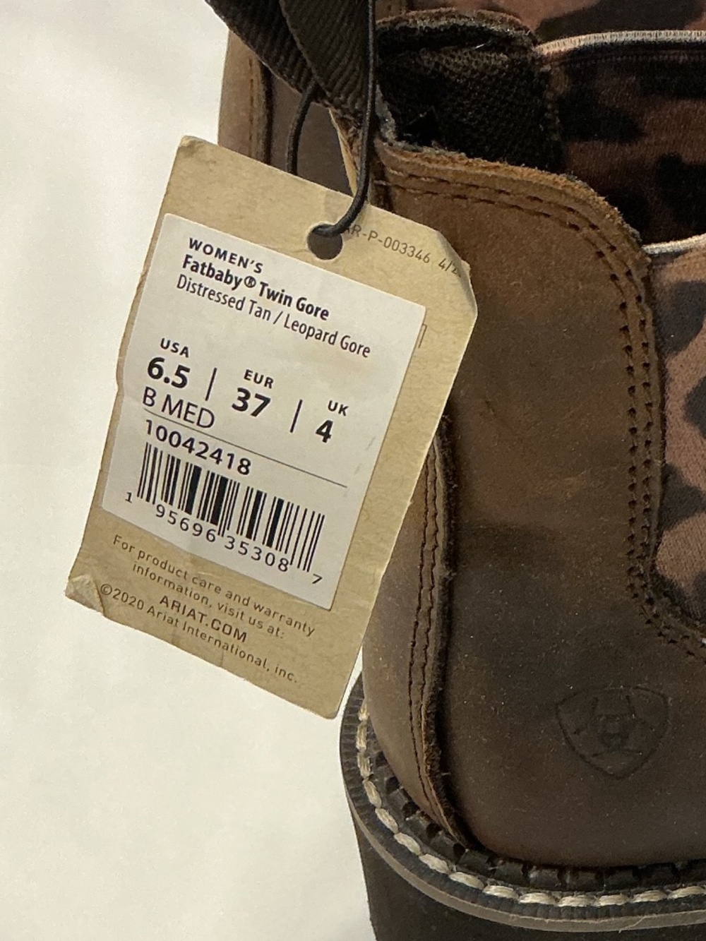 ARIAT FAT BABY BOOTS (size:6.5) - Picture 2 of 3